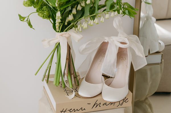 Styled shoot featuring Hetty Ivory Organza