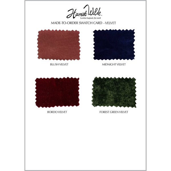 Swatch Card - Made-to-Order (Velvet)