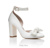 Bow Shoe Clips Ivory