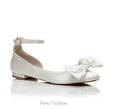 Bow Shoe Clips Ivory