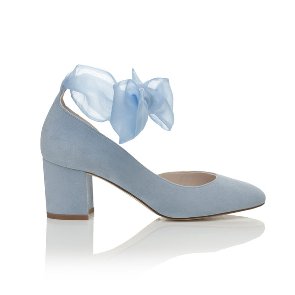 Hetty Mid Blue Organza Wide