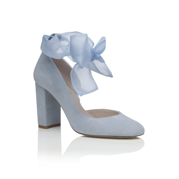 Blue wedding cheap shoes uk